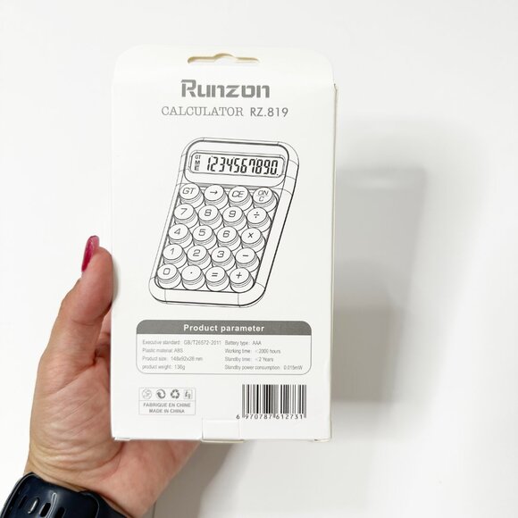 2/$30 New!  Cute Calculator Lilac Purple - Picture 3 of 10